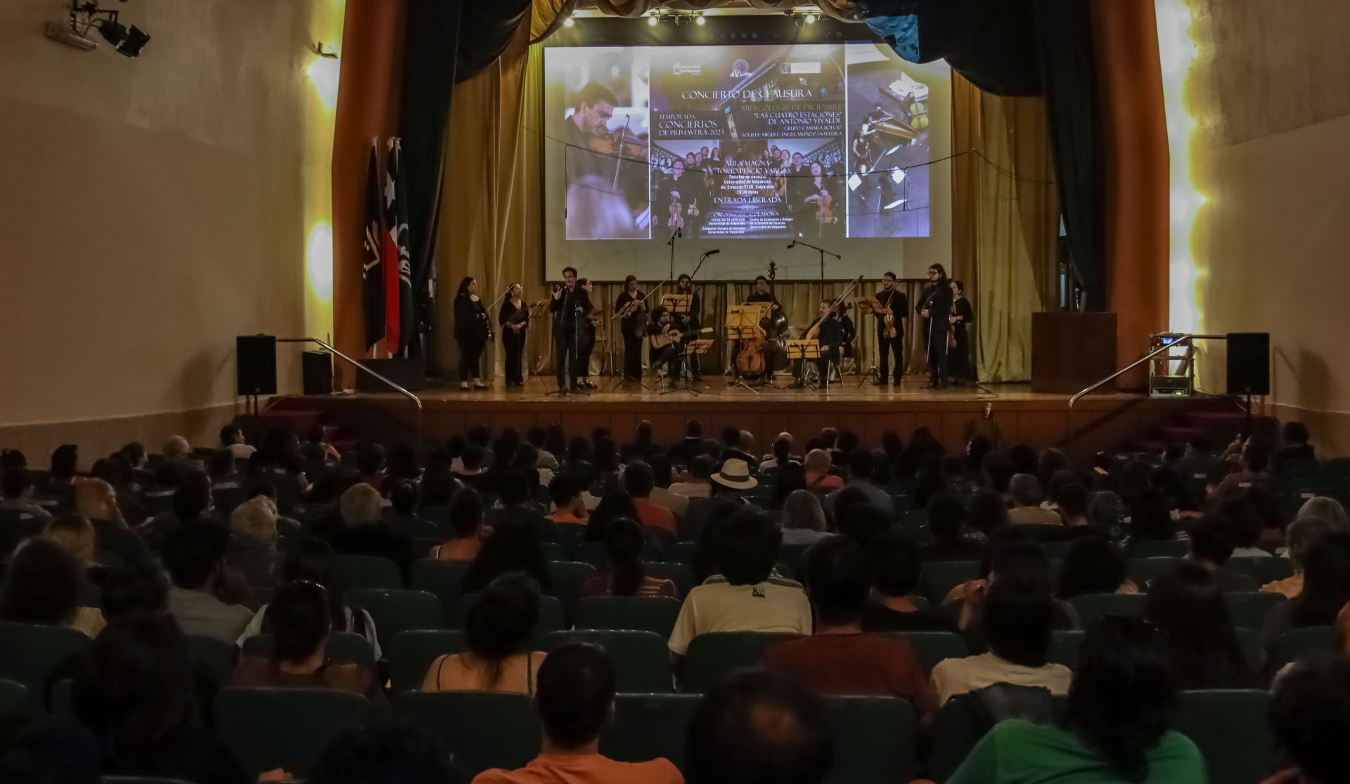 Universidad de Valparaíso Grupo Cámara Boecio y violinista Miguel